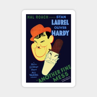 Laurel & Hardy Magnet