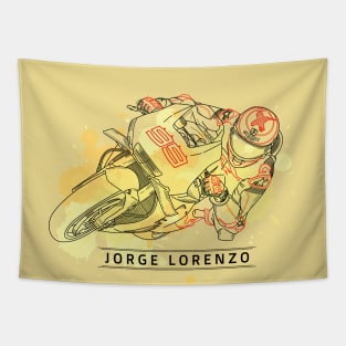 Jorge Lorenzo Tapestry