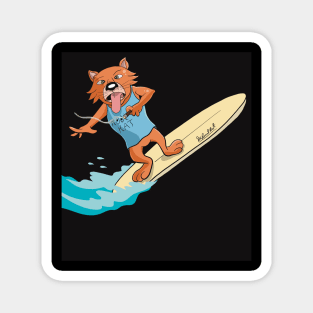 Kool Kat Surfer Magnet