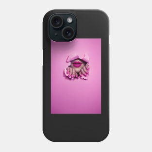 Pink Lips Phone Case
