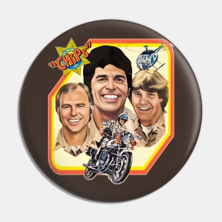 Chips - Retro 70s Crime Drama TV Show Pin