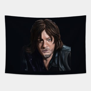 Daryl Dixon portrait Tapestry