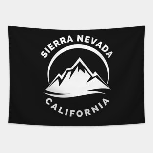 Sierra Nevada California - Sierra Nevada Ski Snowboard Mountain California Yosemite Travel Tapestry