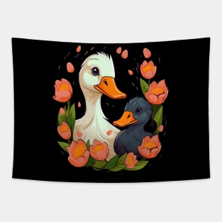 Duck Coloring Book Tapestry