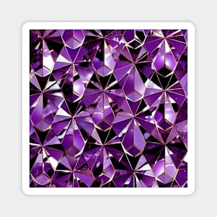 Purple Amethysts Magnet