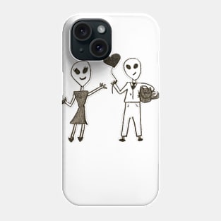 Alien love Phone Case