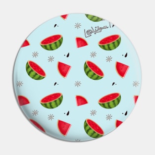 Summer- Watermelon Pattern Pin