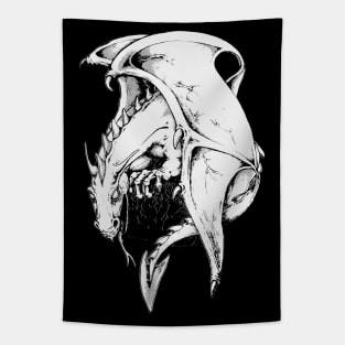 Dragon Mythical Creature Pixel Digital Art Tapestry