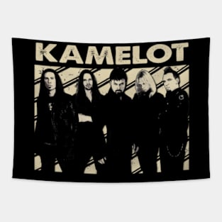 Haven of Melodic Metal Kamelots T-Shirts, Symphony of Sounds Crafted into Fashion Brilliance Tapestry