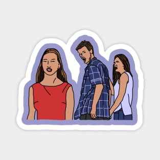 Distracted Boyfriend Memes Original Players Magnet