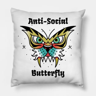 Tiger butterfly Pillow