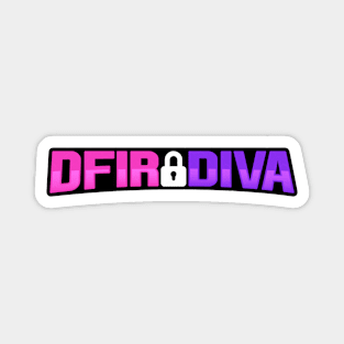 DFIR Diva Text Logo Magnet