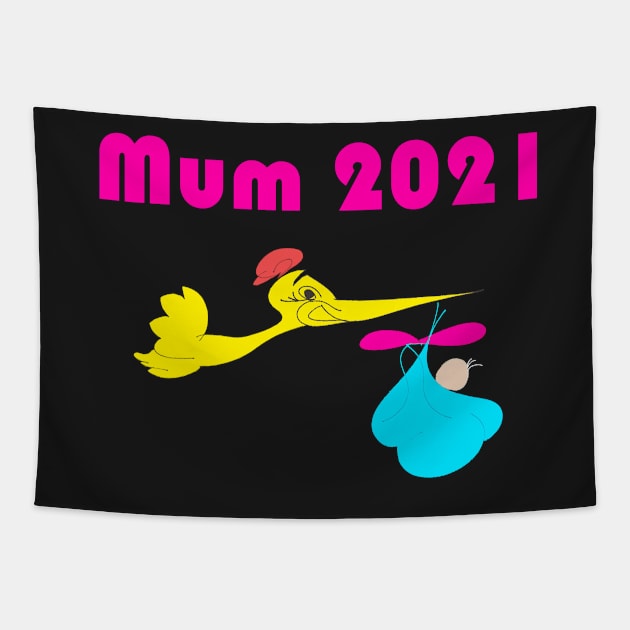 New mum 2021 Tapestry by Artstastic