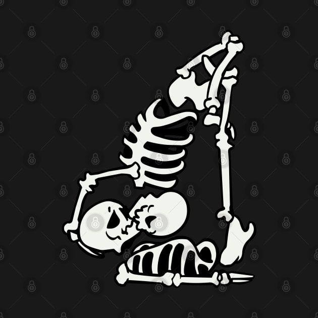 Skeleton Acroyoga by huebucket