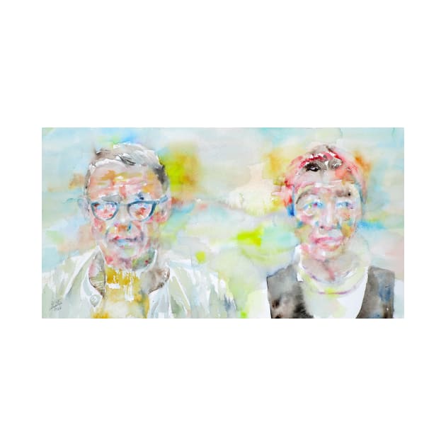 SARTRE & SIMONE DE BEAUVOIR by lautir