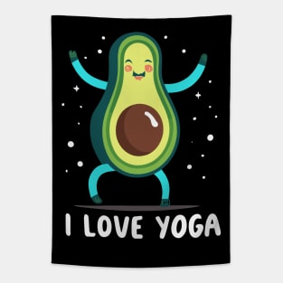 Yoga lover Avacado Tapestry