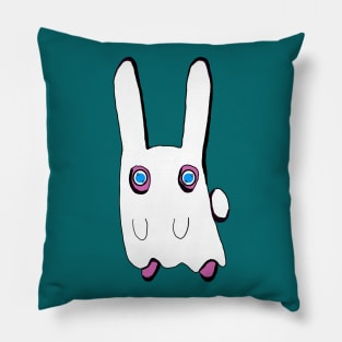 Ghost Bunny Pillow