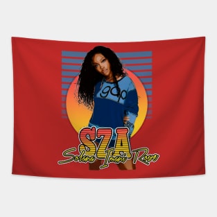 RETRO SZA //Solana Imani Rowe vintage style flyer Tapestry