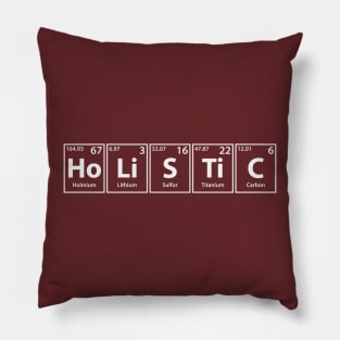 Holistic (Ho-Li-S-Ti-C) Periodic Elements Spelling Pillow