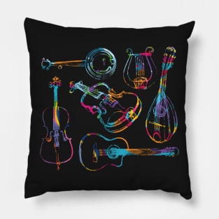 String Musicians Pillow