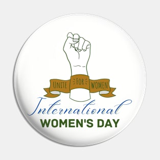 Internation womens day T-Shirt design -Women rights t-shirt Pin