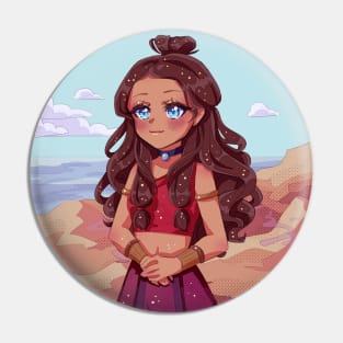 Fire Nation Katara Pin