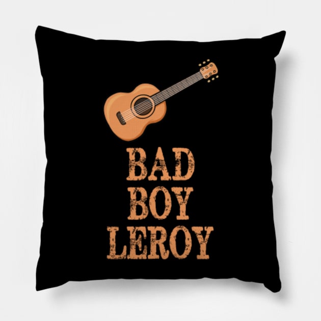 Bad Boy Leroy Pillow by Kardio