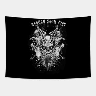 Dragon Skull Play Satan Tapestry