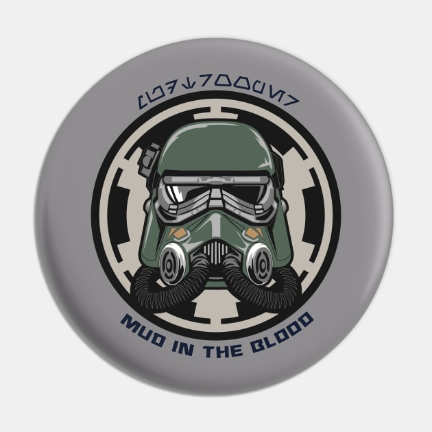 Mudtrooper - 'Mud in the Blood' Pin by ImperialTraderCo