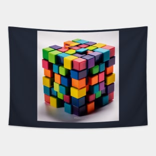 speed puzzle cube Tapestry