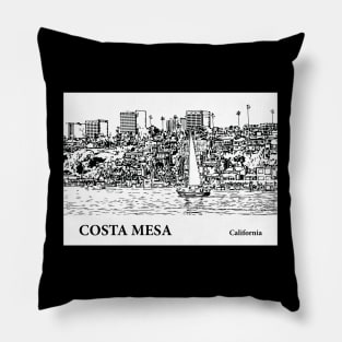 Costa Mesa California Pillow