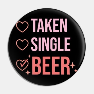 taken single beer Pin