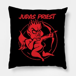 cupid red judast priest Pillow