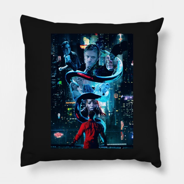 Altered Carbon Pillow by MaxencePierrard