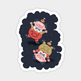 Tweedledum & Tweedledee - Alice in Wonderland Magnet