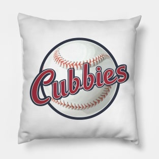 Vintage Chicago Baseball: Retro Cubs Gift Idea Pillow