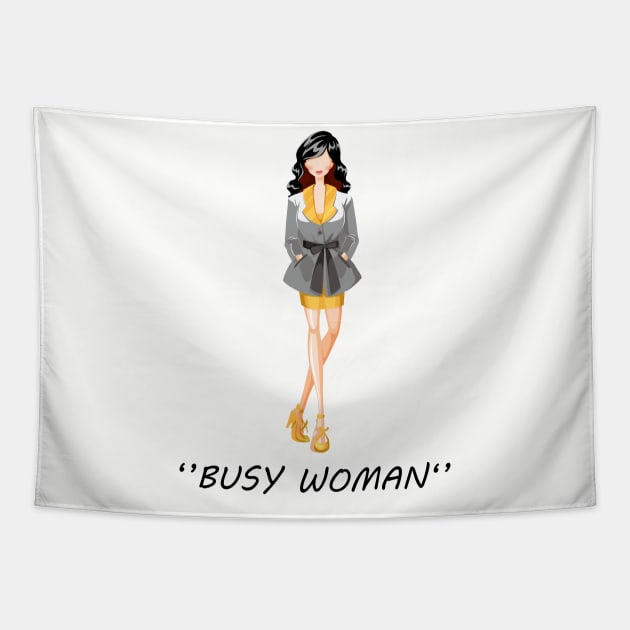 Busy Women Fashion Tapestry by Gaming girly arts