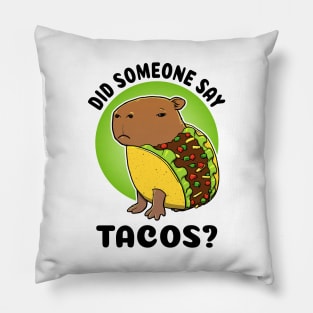 Did someone say tacos Capybara Taco Pillow