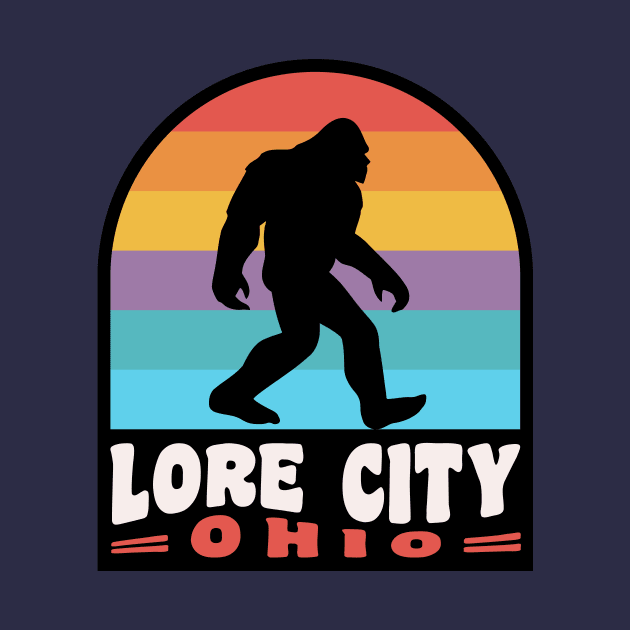 Lore City Ohio Bigfoot Sasquatch Salt Fork State Park by PodDesignShop