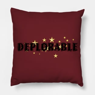 DEPLORABLE Pillow