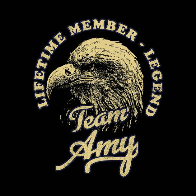 Amy Name - Lifetime Member Legend - Eagle by Stacy Peters Art