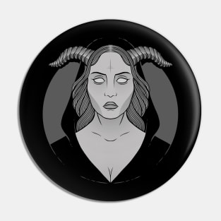 Occult Girl Pin