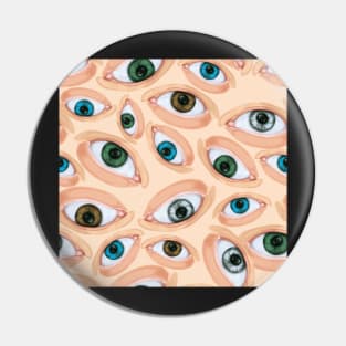 pattern of eyes Pin