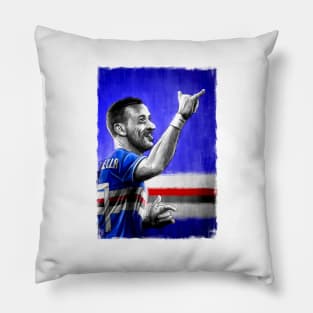 Fabio Quagliarella - Sampdoria Football Artwork Pillow