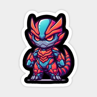 Chibi mecha kaiju armor Magnet