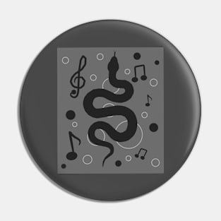 "Snake Melody: A Harmonious Dance of Mystery and Melody" Pin