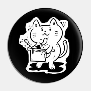 Cooking cat Pin