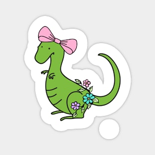 Girl Dino Magnet