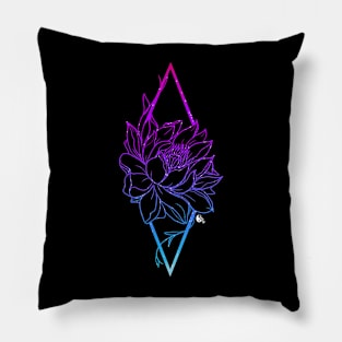 Diamond Lotus Pillow