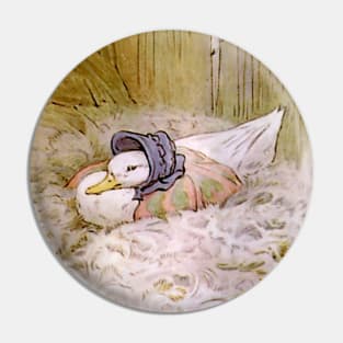 Jemima Puddle-Duck Hatching Her Eggs by Beatrix Potter Pin